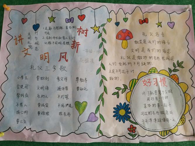 小学生文明的手抄报 小学生文明手抄报