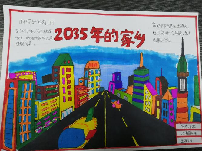 我的2035年手抄报 5年级手抄报