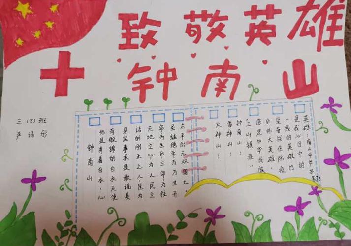 缅怀先烈争做新时代小学生手抄报 缅怀先烈手抄报