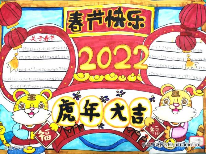 2023欢欢喜喜过春节手抄报 2023手抄报