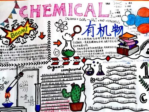 化学知识手抄报 手抄报简单又漂亮