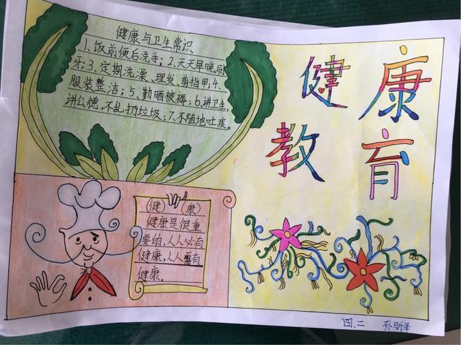 小学生的健康教育知识手抄报 健康教育手抄报