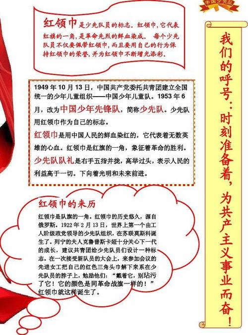 宣传红领巾知识手抄报 红领巾手抄报