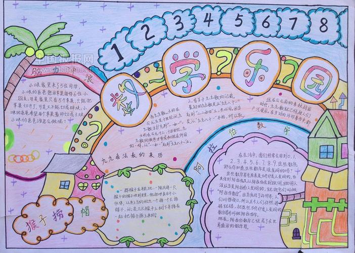 藏在数学书里的秘密手抄报 数学手抄报