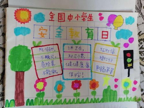 小学小学生安全教育手抄报 小学生安全手抄报