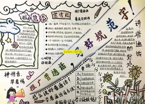 规范字书小康新时代手抄报 写规范字手抄报