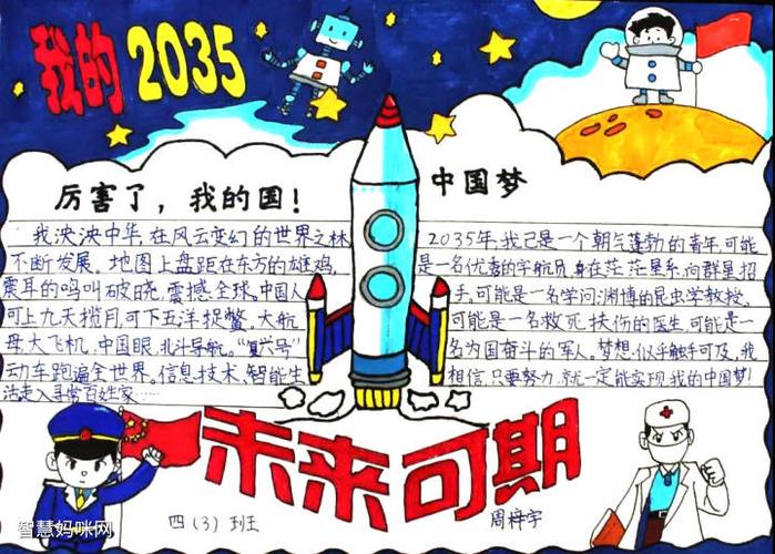 我的2035年远景目标手抄报 5年级手抄报