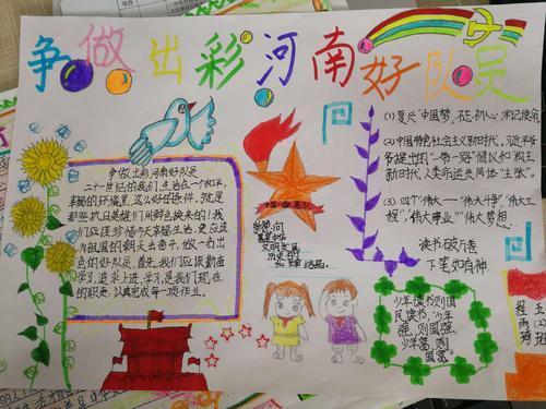 出彩河南人小学生手抄报 小学生手抄报