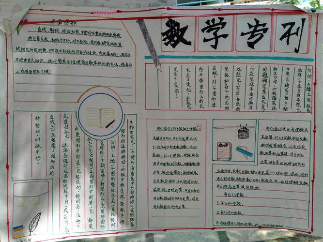 优秀初中数学手抄报 初中数学手抄报