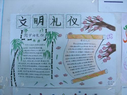 争做文明小学生手抄报简单又漂亮 争做文明好学生手抄报