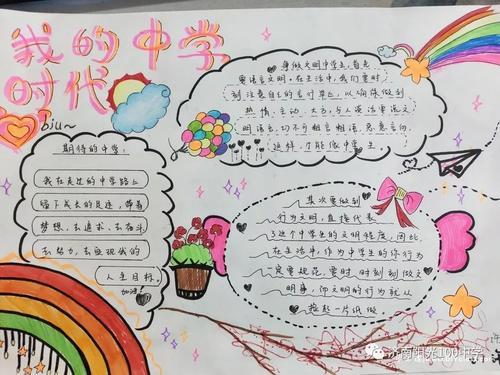 中学高质量的手抄报 中学生手抄报