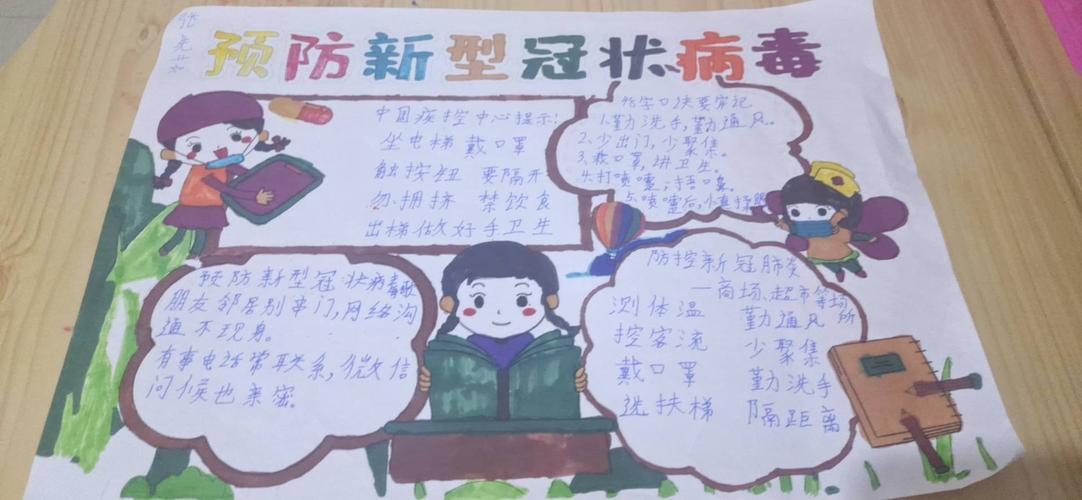 小学二年级关于防控疫情的手抄报 小学二年级手抄报