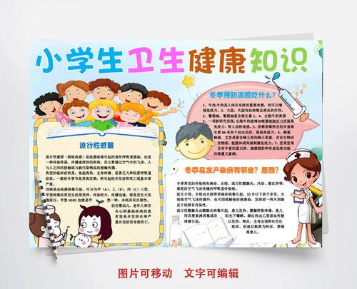 小学生六年级卫生健康手抄报 小学生健康手抄报