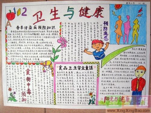 小学生六年级卫生健康手抄报 小学生健康手抄报