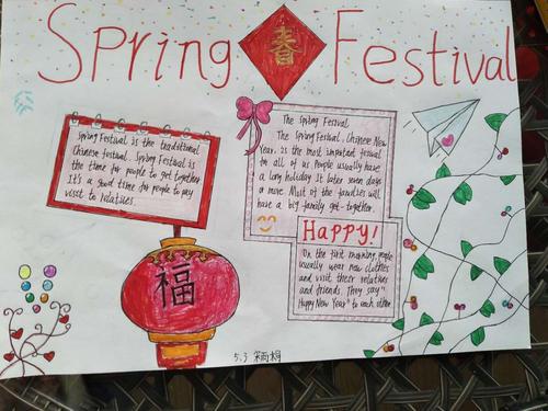 有关springfestival的手抄报 手抄报图片大全集