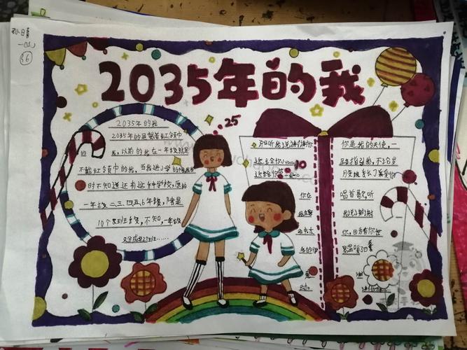 致2035年的我手抄报 5年级手抄报