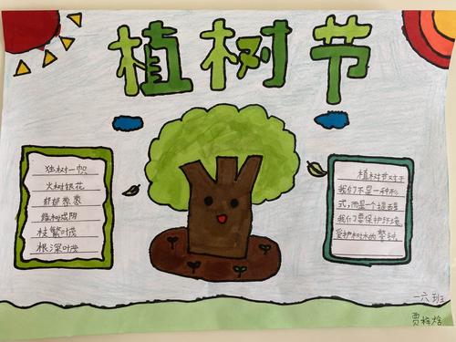 小学生手抄报植树节 小学生手抄报植树节图片大全 