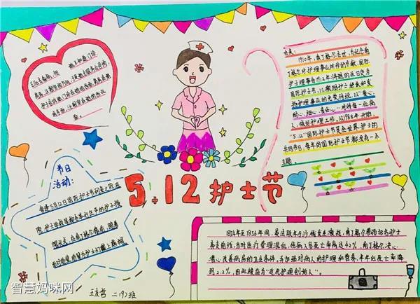 护士节快乐5.12手抄报 国庆节快乐手抄报