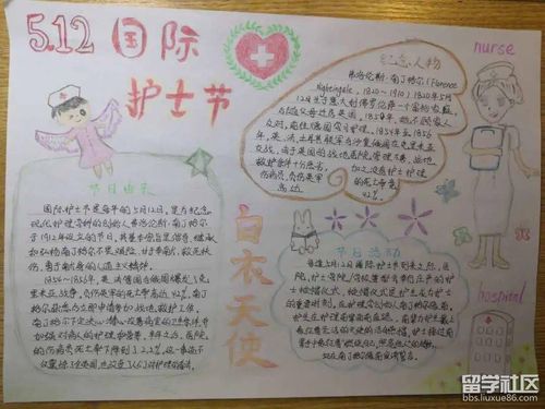 护士节快乐5.12手抄报 国庆节快乐手抄报