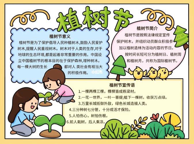 植树节手抄报图画大全 植树节手抄报大全图片 