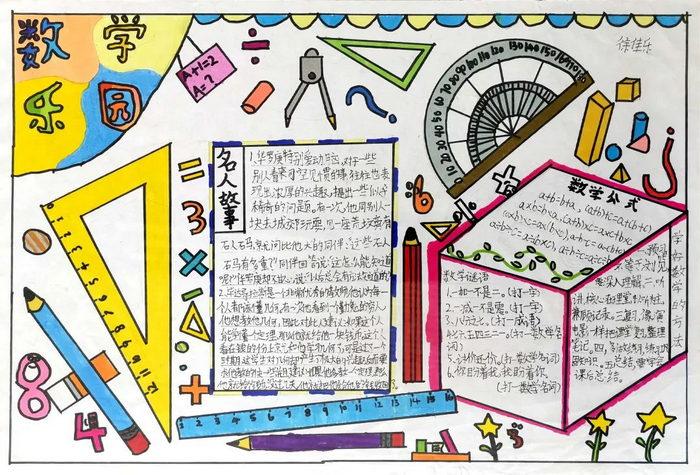 6年级数学小报手抄报 6年级数学手抄报