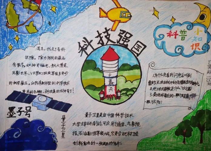 小学生科学技术手抄报 小学生科学手抄报