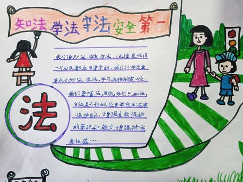 关于小学生法制教育手抄报 法制教育手抄报