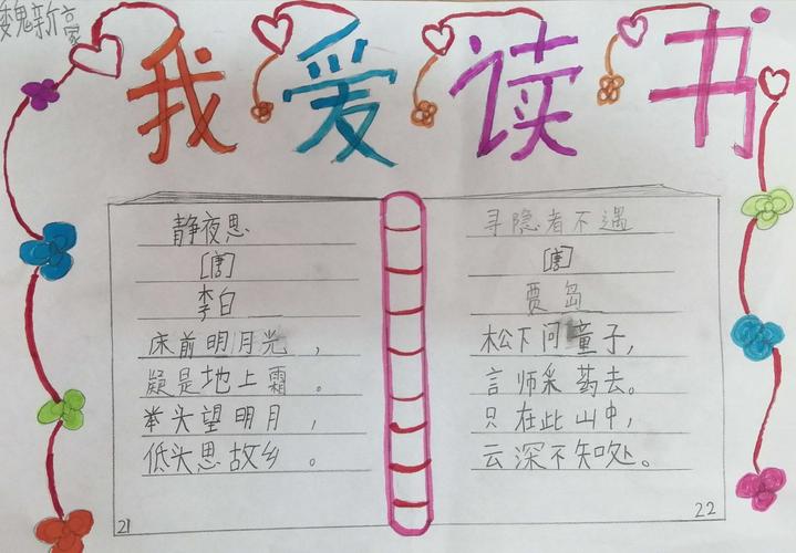 小学生一二三年级最简单手抄报 三年级学生手抄报