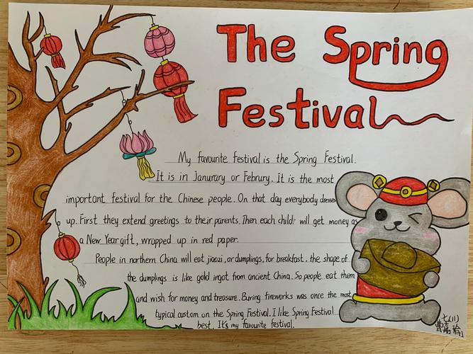 以Spring Festival手抄报 手抄报图片大全