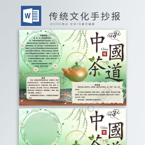 茶文化和知识手抄报 茶文化手抄报