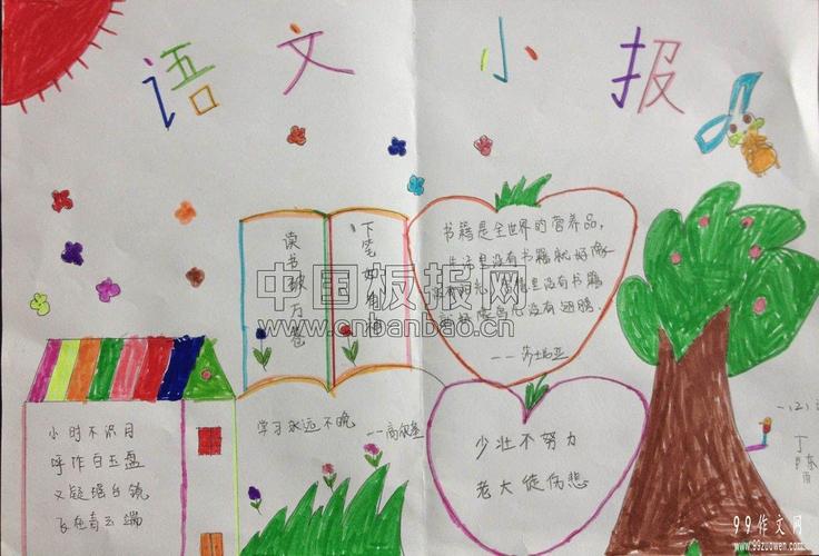 小学生四年级简单漂亮的手抄报 简单漂亮的手抄报