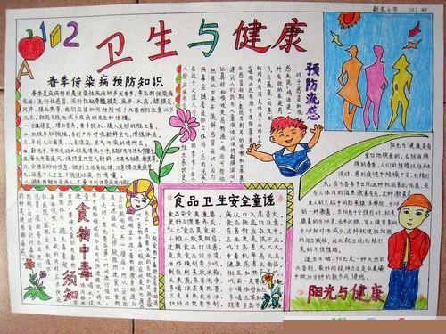 小学生我的健康我做主手抄报 小学生健康手抄报