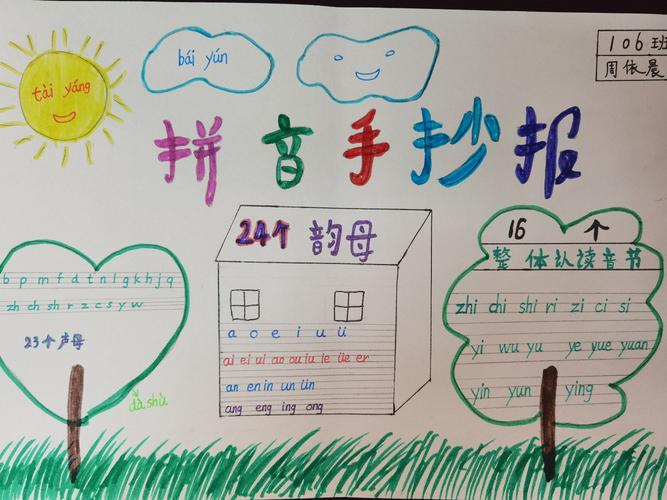 小学一年级儿童手抄报 小学一年级手抄报