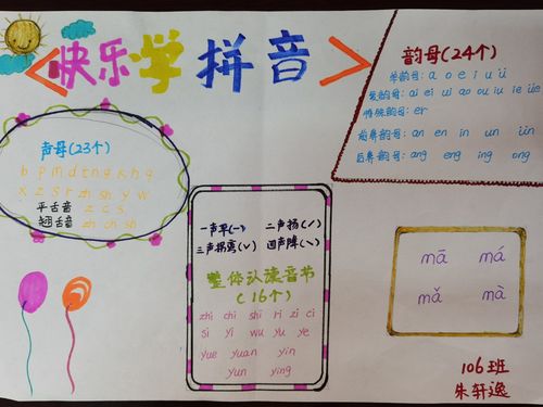 小学一年级儿童手抄报 小学一年级手抄报