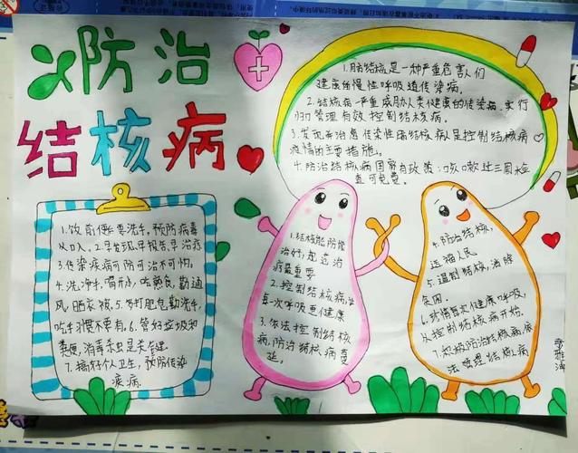 结核病防控健康教育手抄报 健康教育手抄报