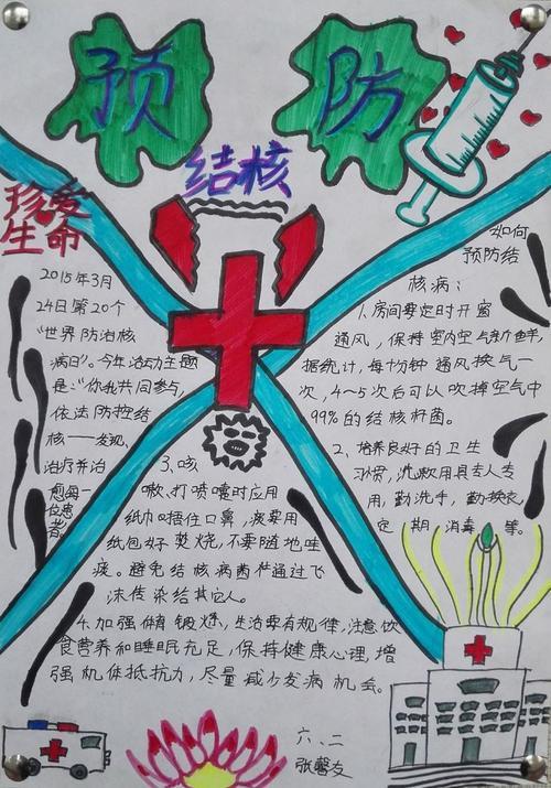 结核病防控健康教育手抄报 健康教育手抄报