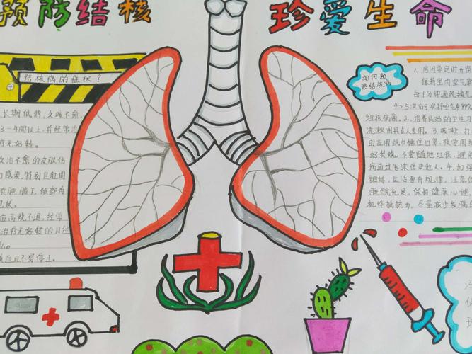 结核病防控健康教育手抄报 健康教育手抄报
