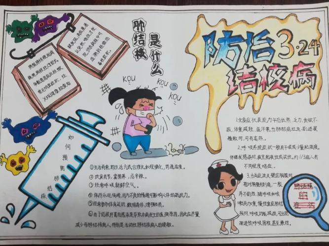 结核病防控健康教育手抄报 健康教育手抄报