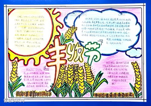 稻田共养双丰收手抄报 手抄报图片大全集