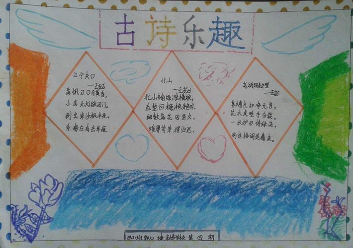 四年级语文手抄报 手抄报简单又漂亮