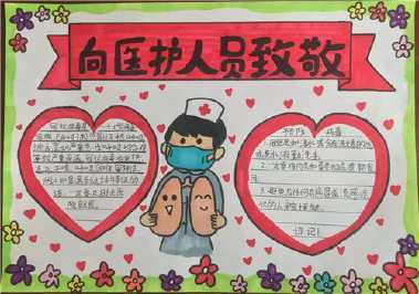 一线抗疫群英谱图片手抄报 手抄报简单又好看