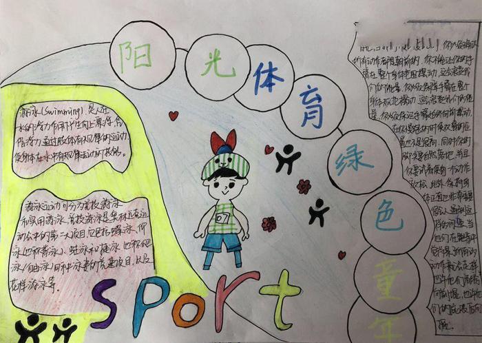 体育小学生小学生手抄报 小学生体育手抄报