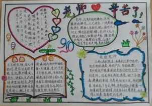 孝师尊亲善待人手抄报 手抄报图片大全