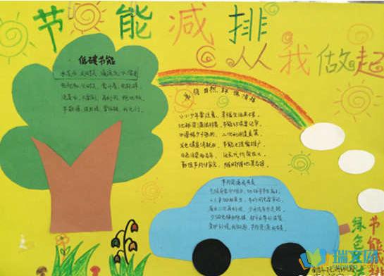 简单好看的文明生态的手抄报 简单好看的手抄报