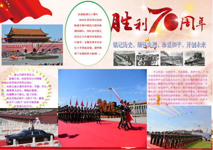 关于大阅兵手抄报 手抄报版面设计图大全