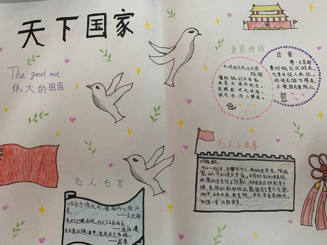 天下国家资料手抄报 国家手抄报