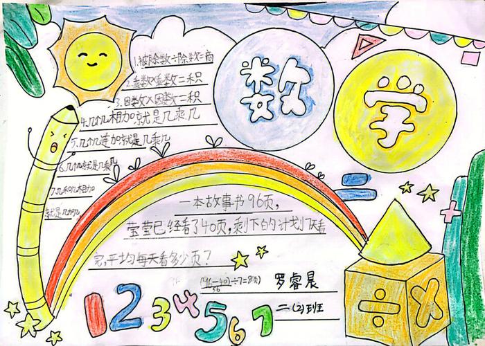 二年级手抄报简单好看 手抄报简单又漂亮