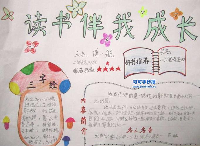 二年级手抄报简单好看 手抄报简单又漂亮