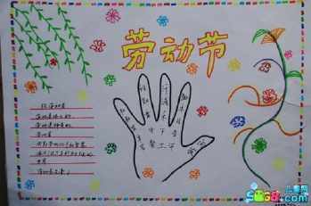 一二三年级画劳动五一节手抄报 五一节手抄报