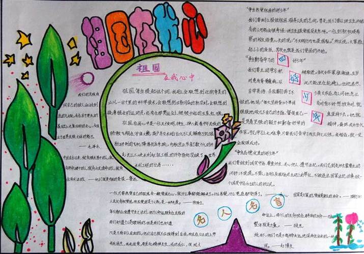 国庆节小报大全图片手抄报 春节小报手抄报